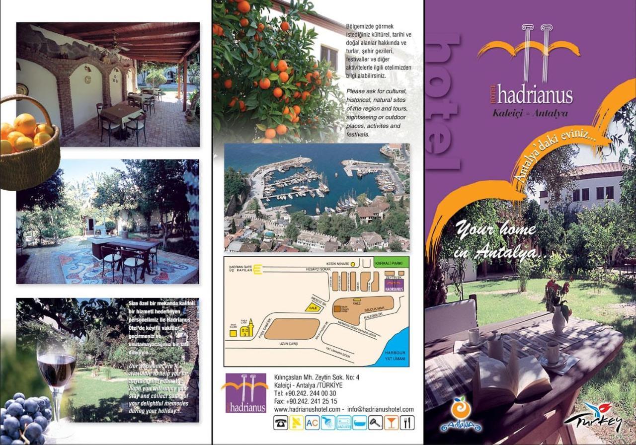 מלון אנטליה Hadrianus Pansion מראה חיצוני תמונה